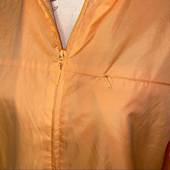 Vintage Orange Reebok Rain Jacket - Picture 3 of 4